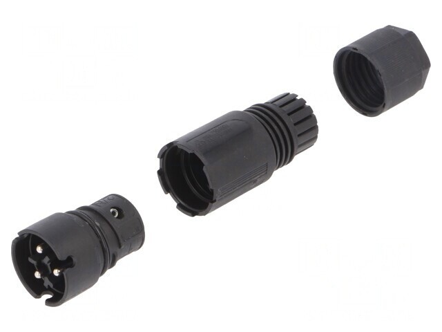 Mufă Circulară RST 3-Pin Argintată 8A 250V