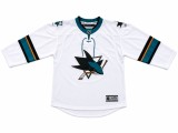 San Jose Sharks tricou de hochei pentru copii NHL Premier White Away Laces - L/XL