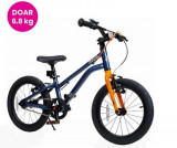 Bicicleta copii Royal Baby Kable-EZ, roti 16inch, cadru aluminiu, Frane V-brake (Albastru), Royalbaby