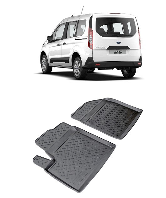 Covorase auto cauciuc dedicate FORD TOURNEO CONNECT (2006-2015) (FATA)