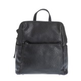 Rucsac negru din piele ecologica tip satchel