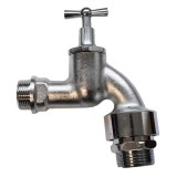 Outlet valve matte chrome 3/4&quot;