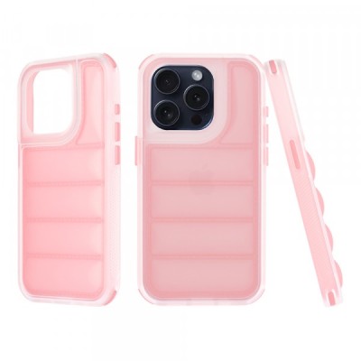 Husa pentru Apple iPhone 15 Pro, Techsuit, Wave Shield, Roz foto