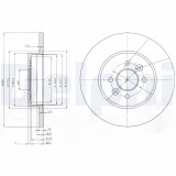 DELPHI BG3992 Disc frana