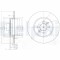 DELPHI BG3992 Disc frana