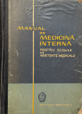 MANUAL DE MEDICINA INTERNA PENTRU SCOLILE DE ASISTENTE MEDICALE , 1960