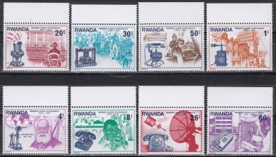 Rwanda 1976 -Centenarul Telefonului, MNH foto