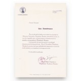 Geo Dumitrescu, adresă privind alegerea ca membru corespondent al Academiei Rom&acirc;ne, 07.05.1993