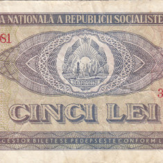 M1 - Bancnota Romania - 5 lei - emisiune 1966