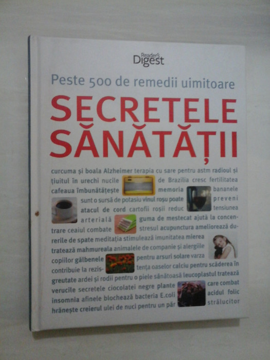 SECRETELE SANATATII - Reader&#039;s Digest - noua,sigilata