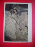 HOPCT 23376 PRINTESA LEBADA-MIHAIL VRUBEL 1856-1910 --MUZEE RUSIA - CP PICTURA --NECIRCULATA