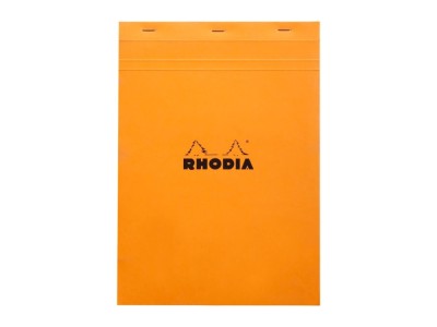 Blocnotes A4, capsat, 80 file, N?18, Rhodia Basic, orange foto