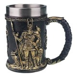 Cumpara ieftin Cana cu perete dublu cu soldatul Zeus, 400 ml, 1672H