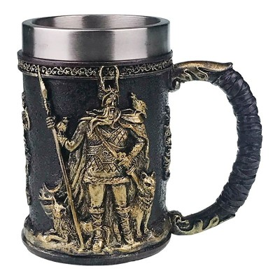 Cana cu perete dublu cu soldatul Zeus, 400 ml, 1672H foto