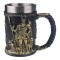 Cana cu perete dublu cu soldatul Zeus, 400 ml, 1672H