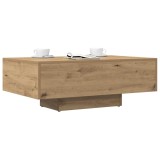 VidaXL Măsuță de cafea, stejar artizanal, 85x55x31 cm lemn prelucrat