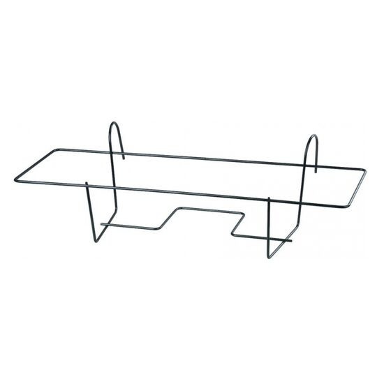 Suport metalic pentru jardiniera, Bumeta, negru, 53x20 cm