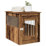 Mobilier ladă pentru c&acirc;ini Lemn vechi 55x75x65cm Lemn prelucrat