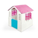 Casuta copii cu usa pentru animale - Alb&amp; roz PlayLearn Toys
