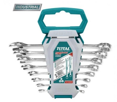 TOTAL - SET DE 8 CHEI COMBINATE - 6-19MM (INDUSTRIAL) PowerTool TopQuality foto