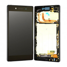 Ansamblu display touchscreen rama Sony Xperia Z5 Dual negru