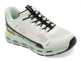 Pantofi sport SKECHERS albi, GLIDE-STEP +, din material textil