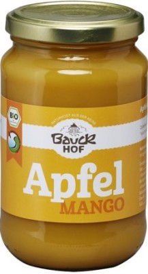 Piure Bio Mere Mango fara Zahar Bauck Hof 360gr foto