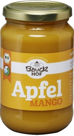 Piure Bio Mere Mango fara Zahar Bauck Hof 360gr