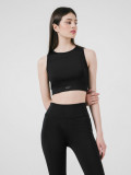 Top de antrenament crop top cu uscare rapidă pentru femei, 4F Sportswear