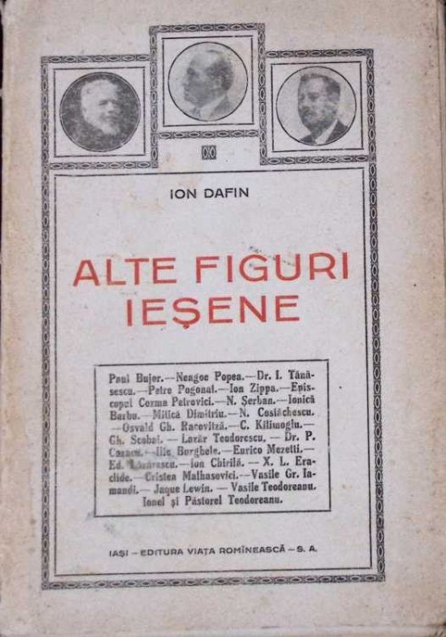 ALTE FIGURI IESENE (CU AUTOGRAFUL SI DEDICATIA AUTORULUI)-ION DAFIN-268600