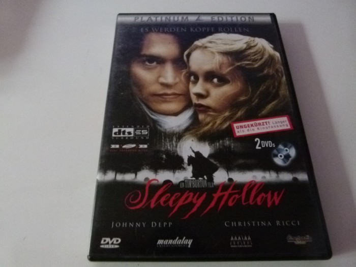 Sleepy holllow, dvd