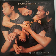 Disc Vinil - The Pasadenas ‎– To Whom It May Concern-CBS ‎– CBS 462877 1