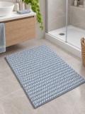 Cumpara ieftin Covoras Baie Melody Marime 55 X 80 cm, Microfibra, Turcoaz Alb