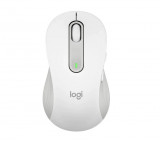 Mouse Logitech M650 L Silent (stangaci), Bluetooth, Wireless, Bolt USB receiver, Alb - RESIGILAT