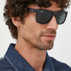 Ray-Ban ochelari de soare barbati, culoarea negru