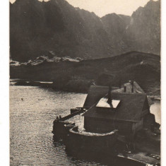 CPI B14218 CARTE POSTALA - MUNTII FAGARAS. LACUL SI CABANA BALEA, RPR