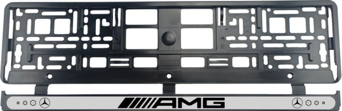 Set 2 bucati, suport numar inmatriculare Mercedes AMG