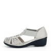 Sandale gri din piele naturala Ozana M5, 37 - 40