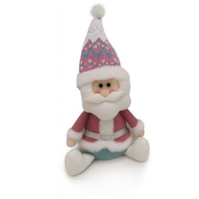 Figurina de Craciun Mos Craciun, Flippy, Figurina Decorativa Mos Craciun pentru Sarbatorile de Iarna, 37 x 20 x 12 cm, Multicolor foto