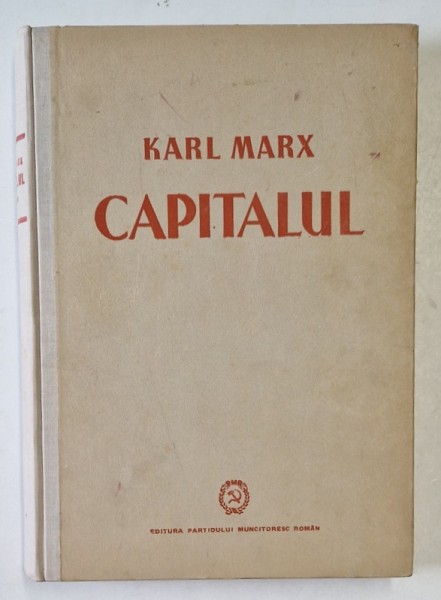 CAPITALUL-KARL MARX VOL 2 , CARTEA A 2-A 1951
