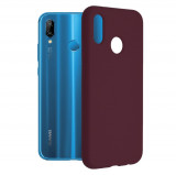 Cumpara ieftin Husa pentru Huawei P20 Lite, Techsuit Soft Edge Silicone, Plum Violet