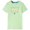 Tricou pentru copii, lime, 116, vidaXL