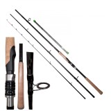 Lanseta feeder FisherMAN Pink, 3 metri, 3 segmente, Carbon