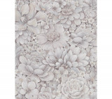 Tapet floral, extralavabil, roz, crem, Marburg Botanica, 33954