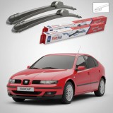 Cumpara ieftin Ștergătoare Seat Leon 1M 1999-2006 | Set Față Flat &ndash; TeamCar&reg;