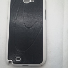 Husa Telefon Plastic Samsung Galaxy Note 2 n7100 Black+White Hard Case Vetter