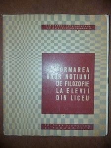 Formarea unor notiuni de filozofie la elevii din liceu foto