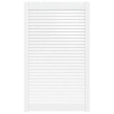 Cumpara ieftin Usa de dulap design lambriu, alb, 99,3x59,4 cm, lemn masiv pin
