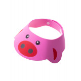 Protectie cap, aparatoare de sampon ajustabila pentru copii-Culoare Roz
