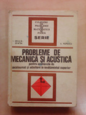 Probleme de mecanica si acustica - D. ZELETIN si A. POPESCU foto